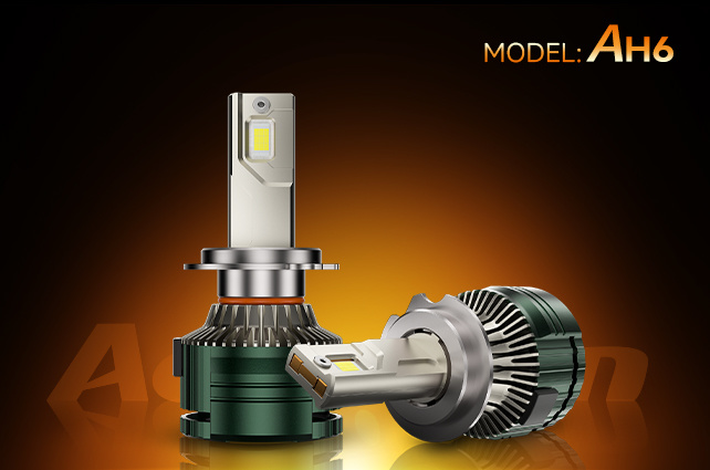 "AH6" LIGHTING UPGRADE DECODING HIGH LIGHT EFFICIENCY LED CAR HEADLIGHTS