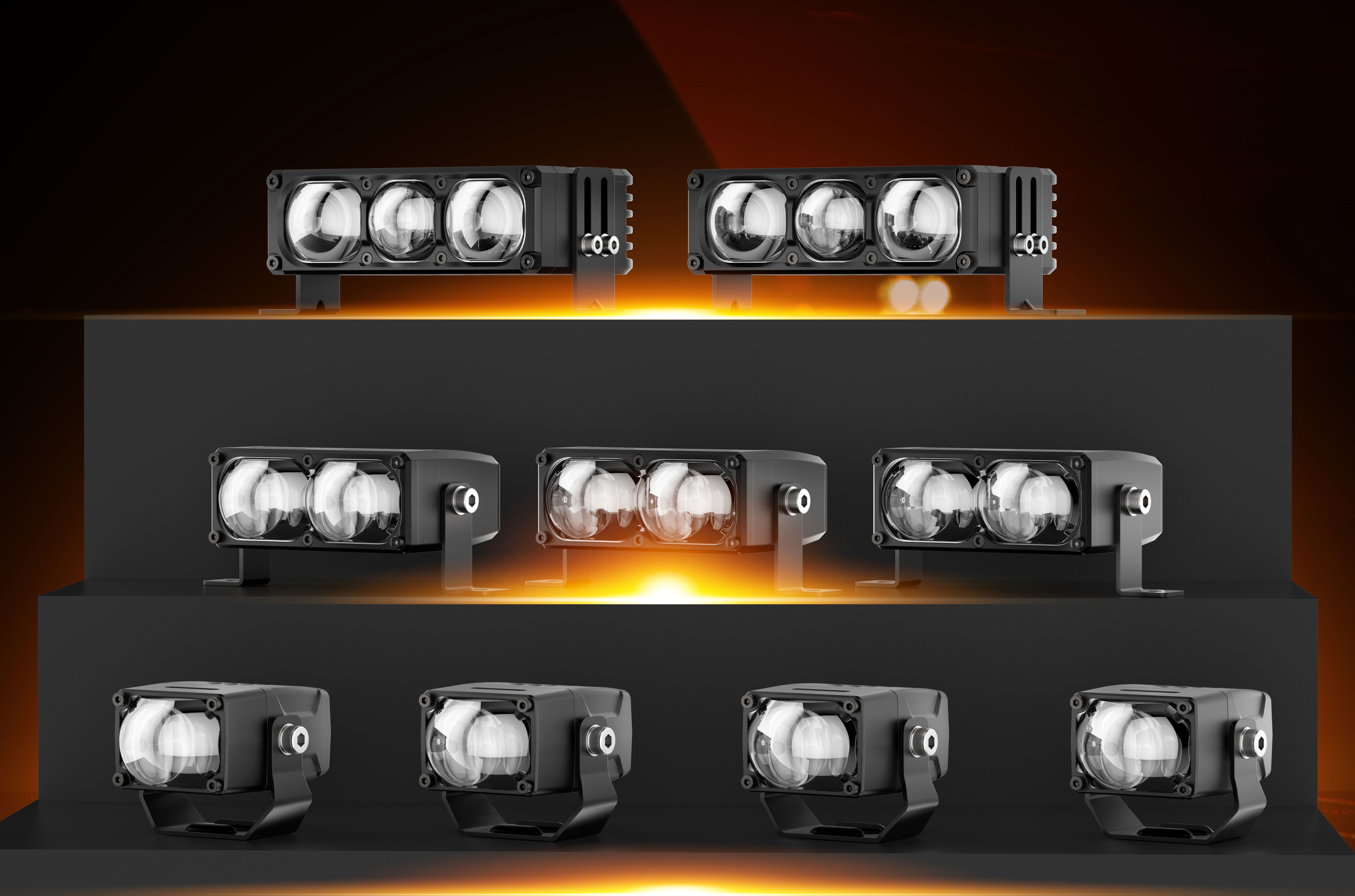 LED DUAL BEAM EXTERNAL LAMP
