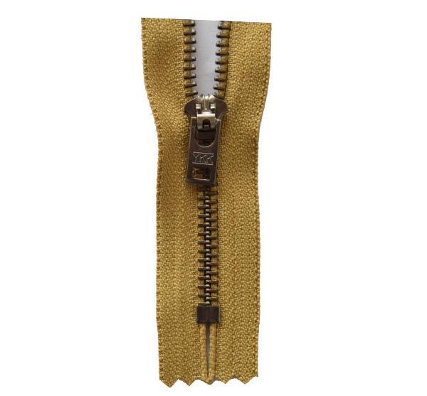 No. 5 Y Grey-leached Teeth Closed-tail Zipper, GS6 Semi-automatic Head