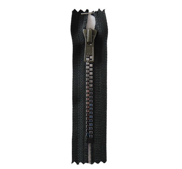 No. 5 resin VZ mirror closed tail zipper, LF-CRL