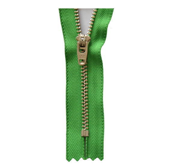 No. 3 Y type brass teeth closed tail zipper, GSN8 semi-automatic head