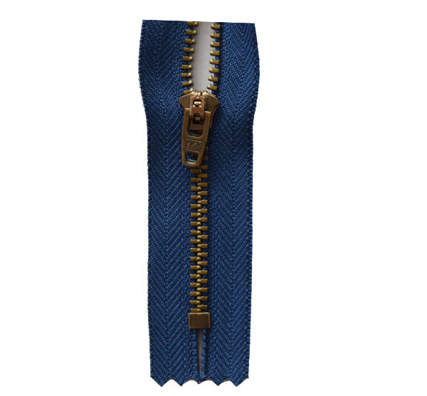 No.4 Y Bronze Tooth Closed Tail Zipper