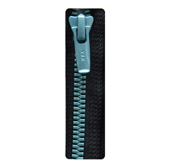 No. 5 resin Metaluxe imitation metal zipper, high gray imitation emerald green