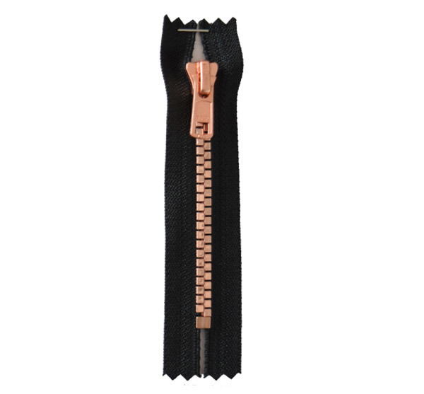 No. 5 resin VZ mirror closed tail zipper, LF-COP