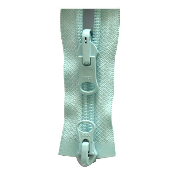 Nylon No. 8 Double Open Tail Zipper