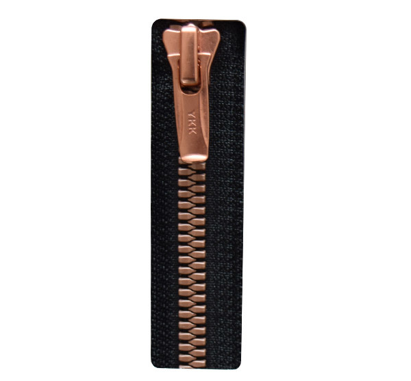 Metaluxe Metal-like Metal Zipper with High Gray Level and Pink Color