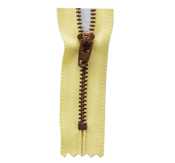 No. 3 Y red bronze teeth closed tail zipper, GSN8 semi-automatic head
