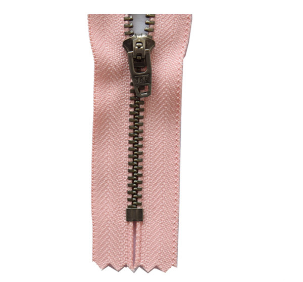 No.4 Y-shaped Ancient Silver Closed-tail Zipper