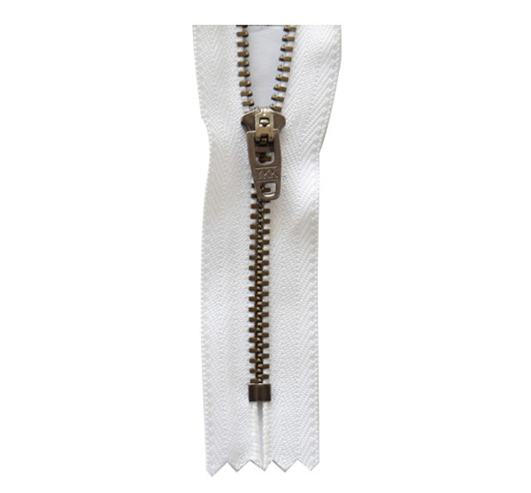 No. 3 Y Grey-leached Teeth Closed-tail Zipper, GSN8 Semi-automatic Head