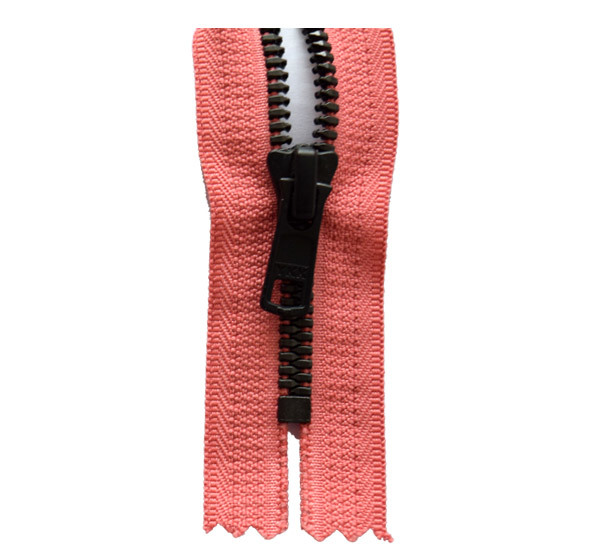 Metaluxe No. 5 Metal Resin Closed-tail Zipper with Dumb Black Teeth