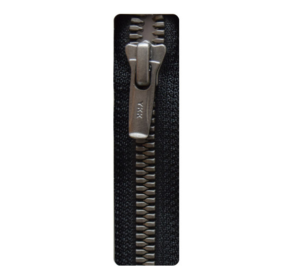 Metaluxe Metal-like Metal Zipper, Antique Silver