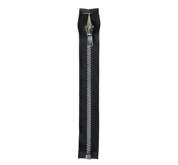 No.5 resin VY mirror open-tail zipper，LF-HOL