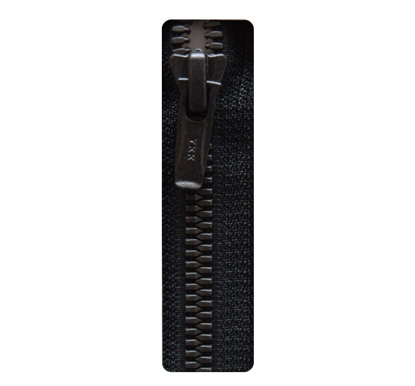 No. 5 resin Metaluxe imitation metal zipper, imitation black