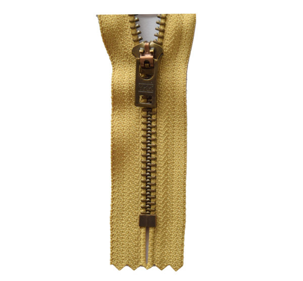 No. 5 Y Bronze Tooth Closed Tail Zipper, GS6 Semi-automatic Head