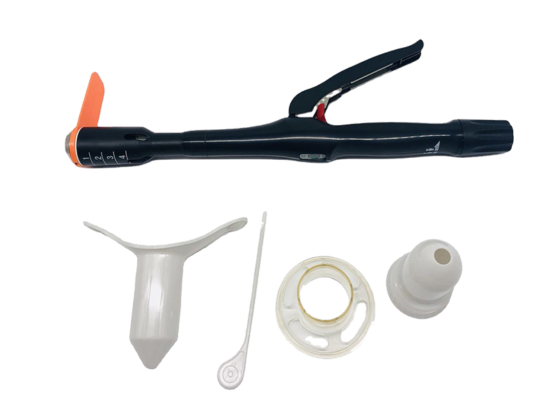 Disposable hemorrhoidal cutter stapler and accessories