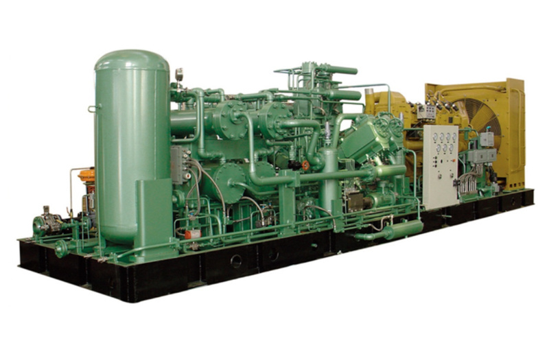 Medium and high pressure water-cooled series compressors