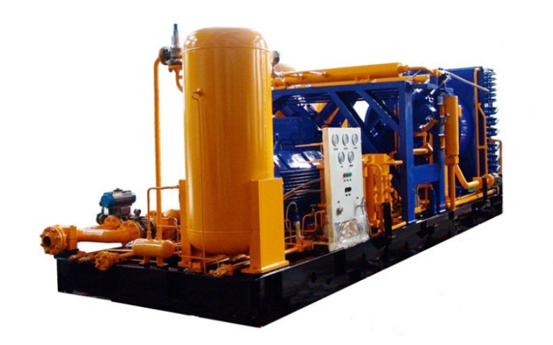 Pipeline natural gas pressurization