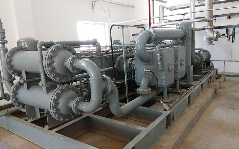 Process gas compressors