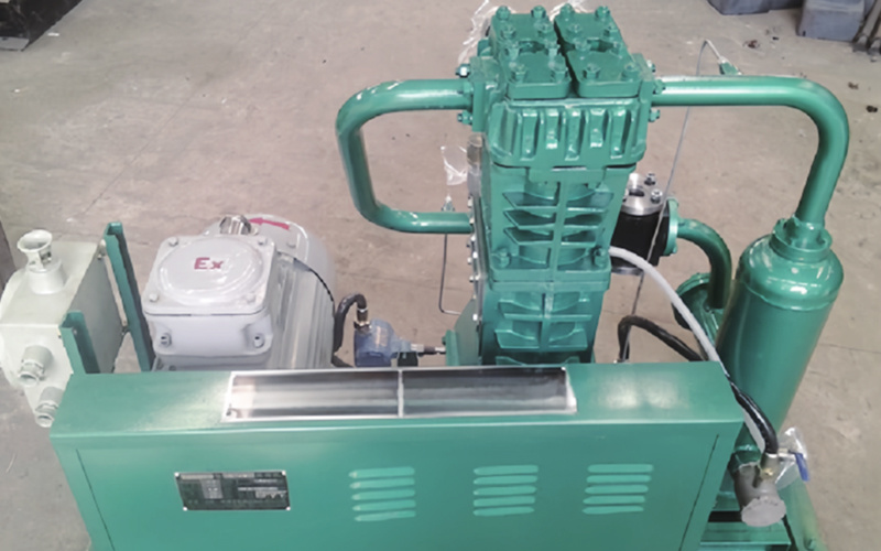 Compressors for loading and unloading trucks