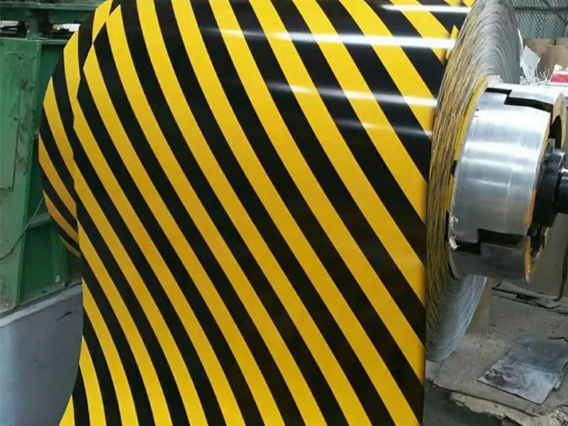 Warning tape type printing plate