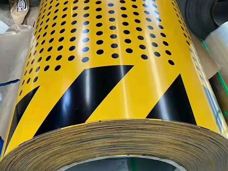 Warning tape type printing plate