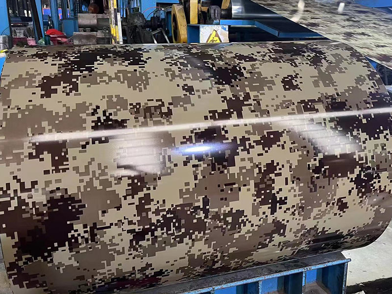 Camouflage type printing plate