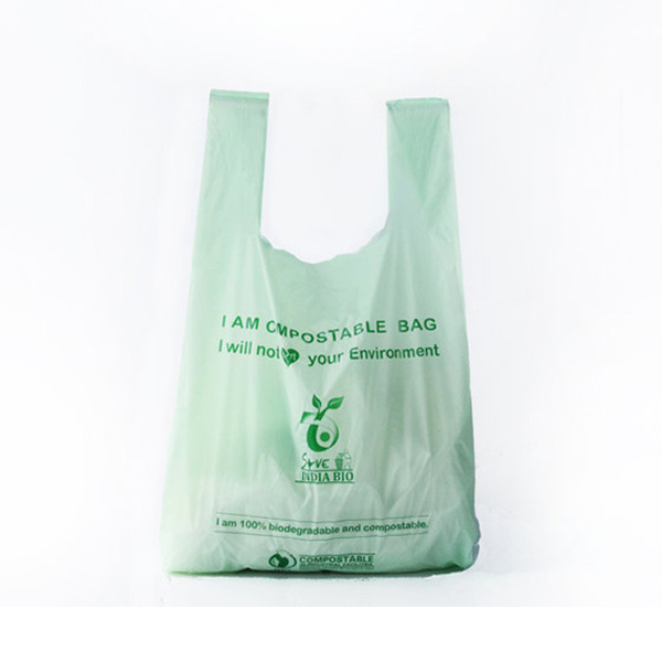 Corn Starch Made 100% Compostable Shopping Bags