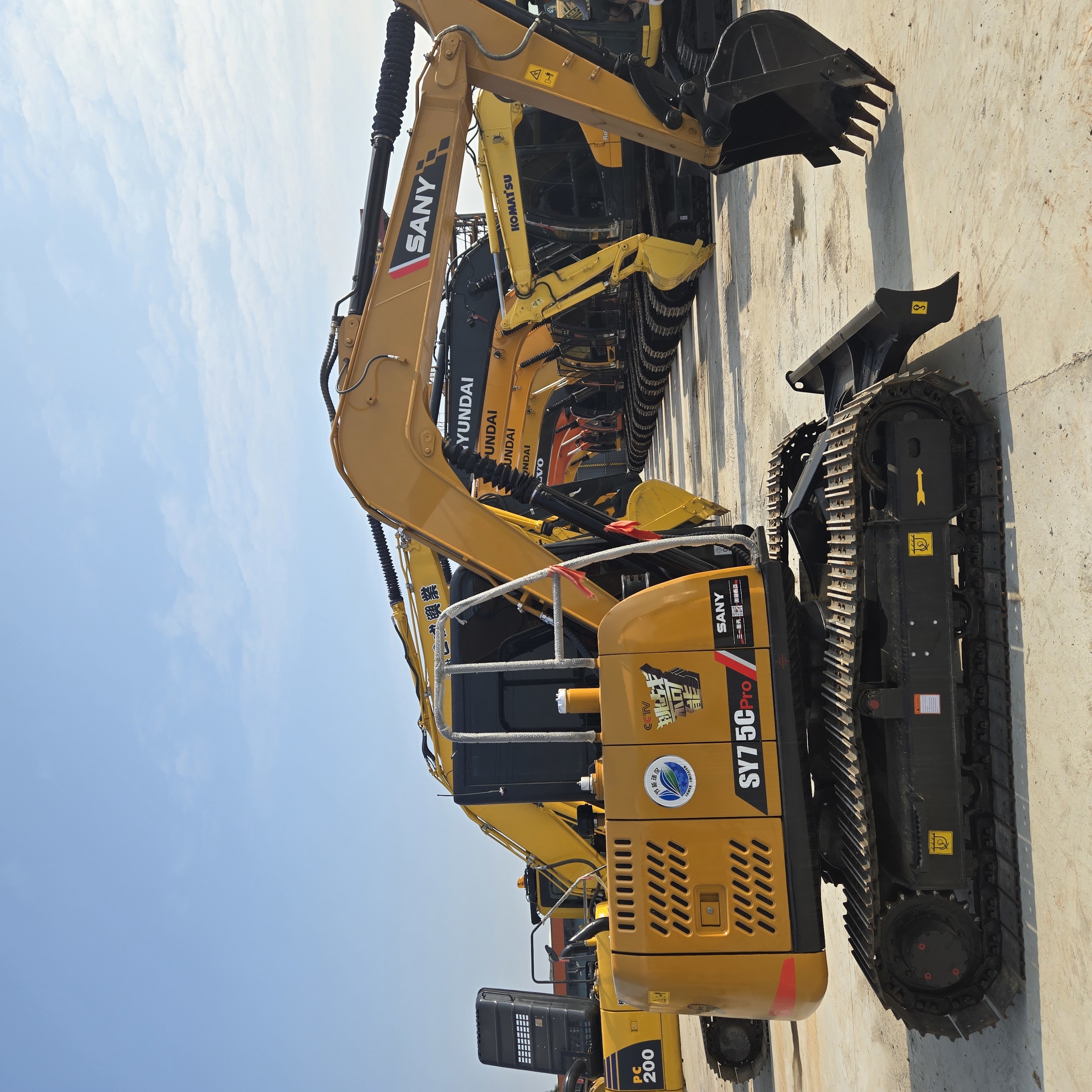Original China Made Used Sany Sy75c Sany 75 C Pro Excavator With Low Price High Quality For Construction Shovel Digger In Stock