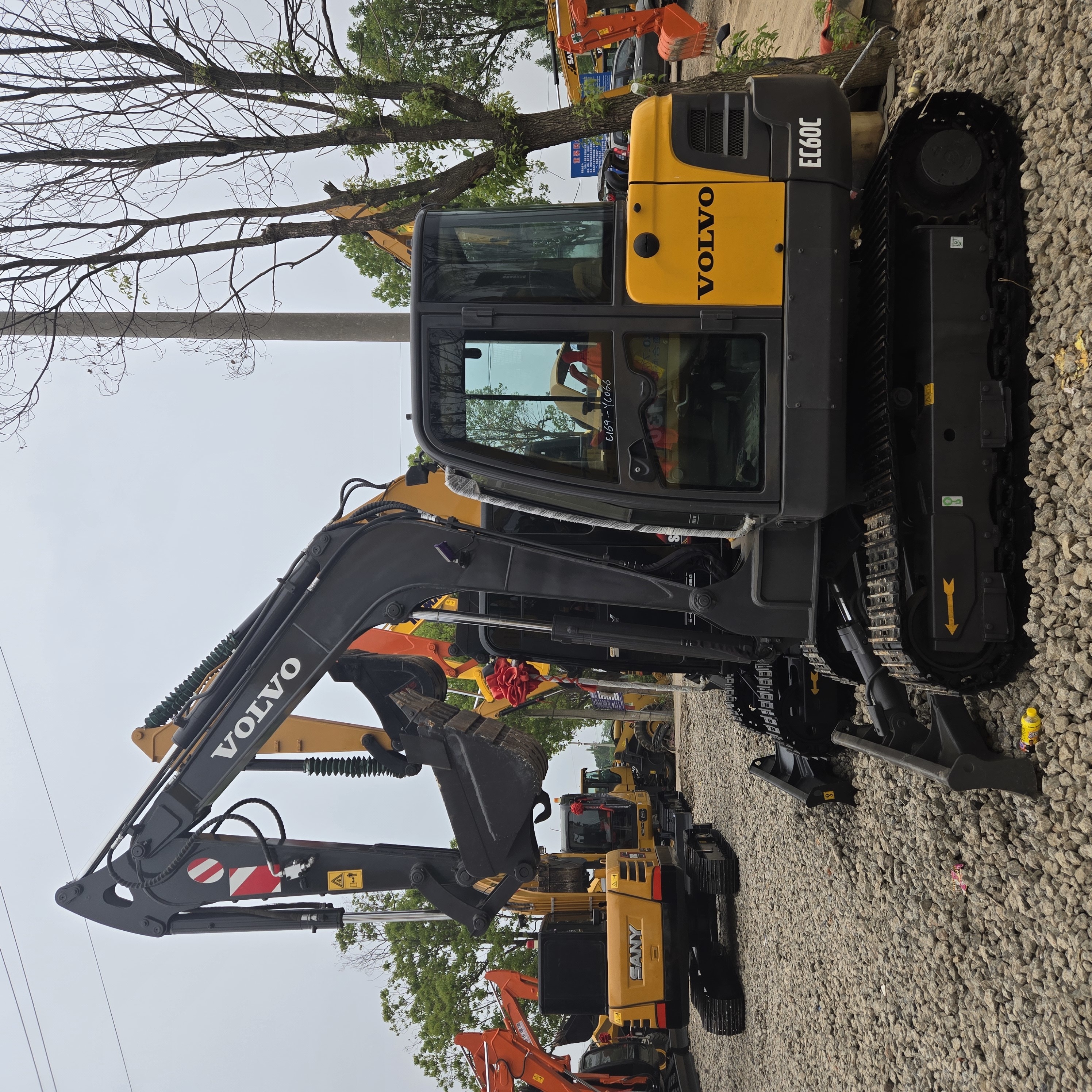High Performance Used Volvo EC60C Excavator in Stock EC60C Mini Excavator Hydraulic