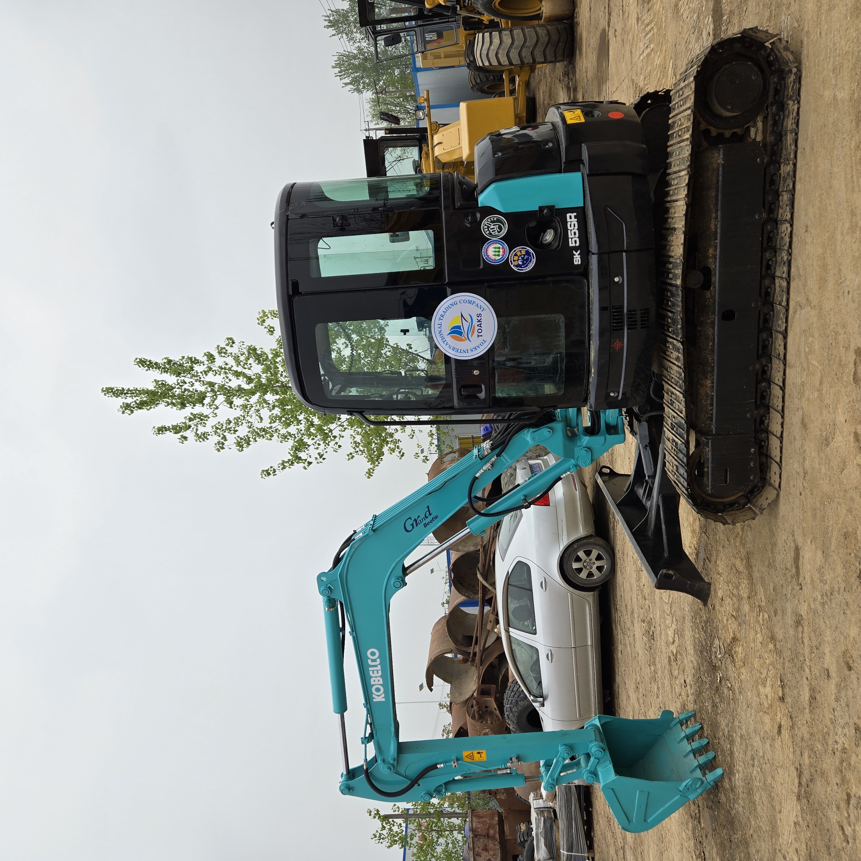 Kobelco SK55SR in good condition high quality Low price KOBELCO SK 55SR Low working hours Used Hydraulic excavators for sale
