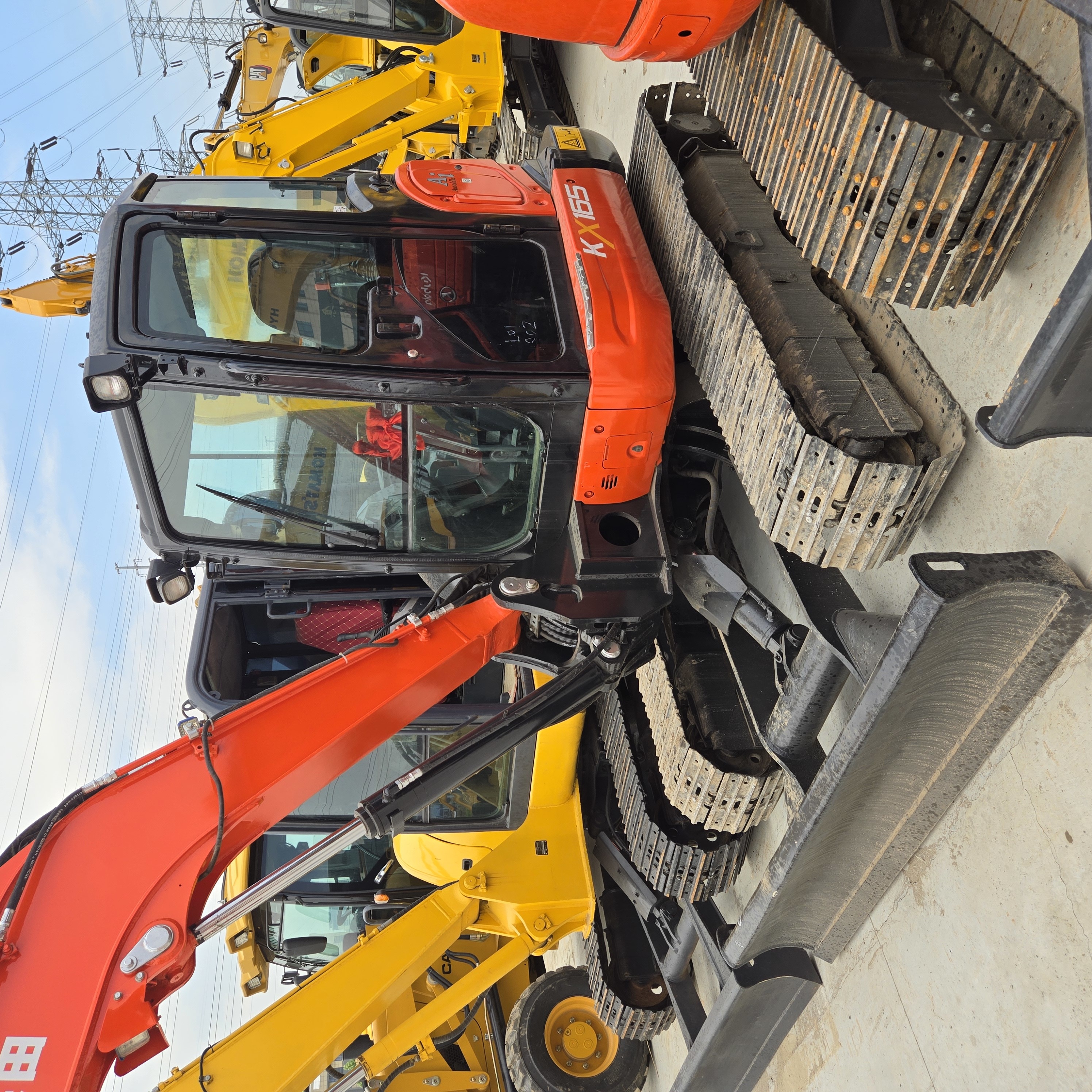 Japan original used Kubota kx165 mini excavator 6 tons excavator for sale low price sale