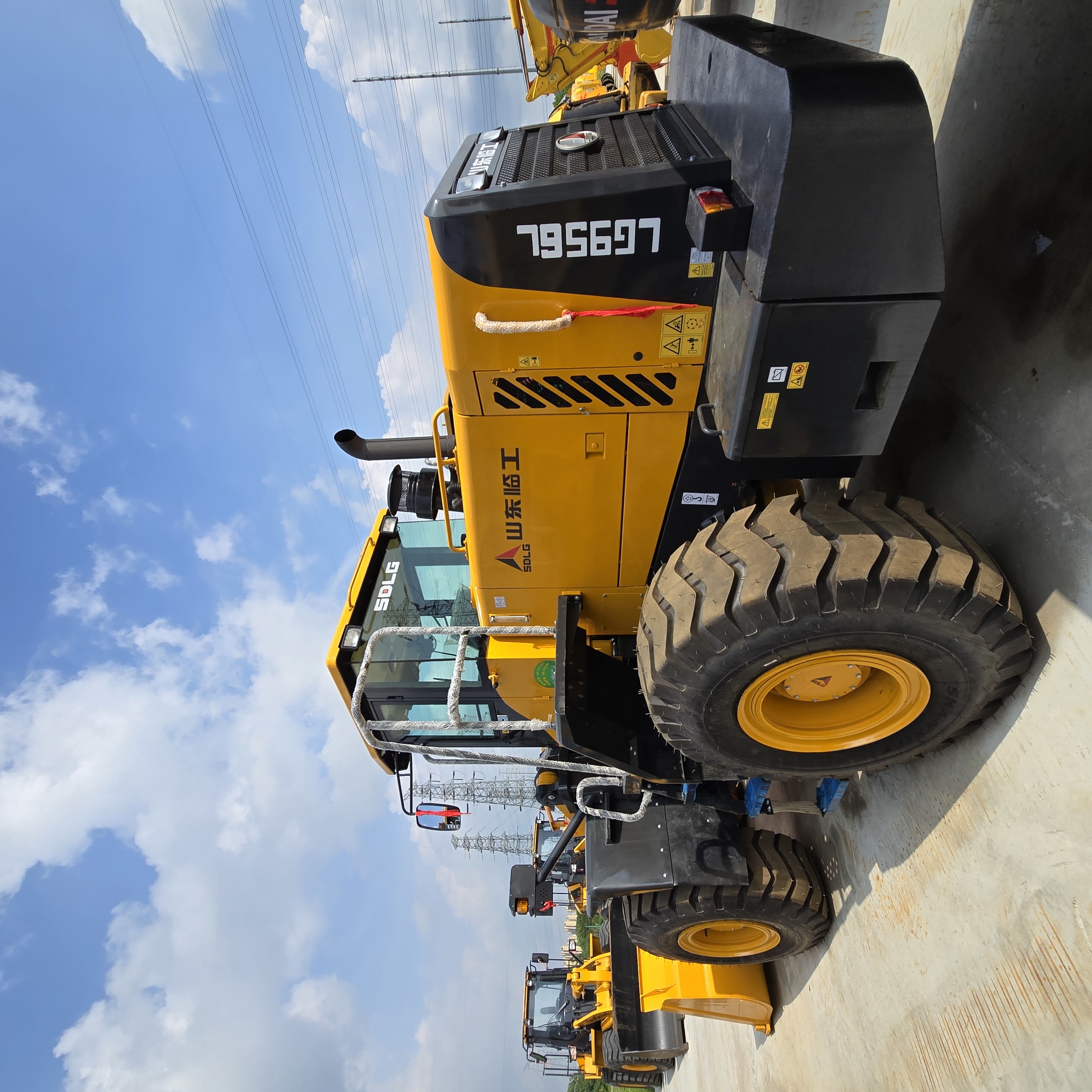 Used Heavy equipment 3-5 tons wheel loader 856/SDLGLG956L/SDLGLG936L front loader for sale