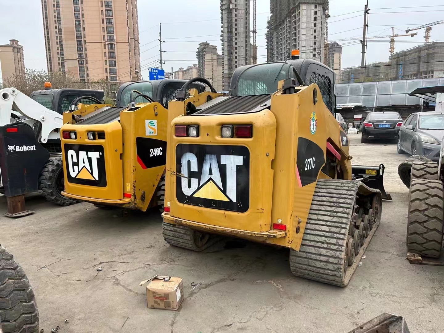 USA Original Used Caterpillar CAT 246C Skid Steer Loader Compact Front Loader in stock