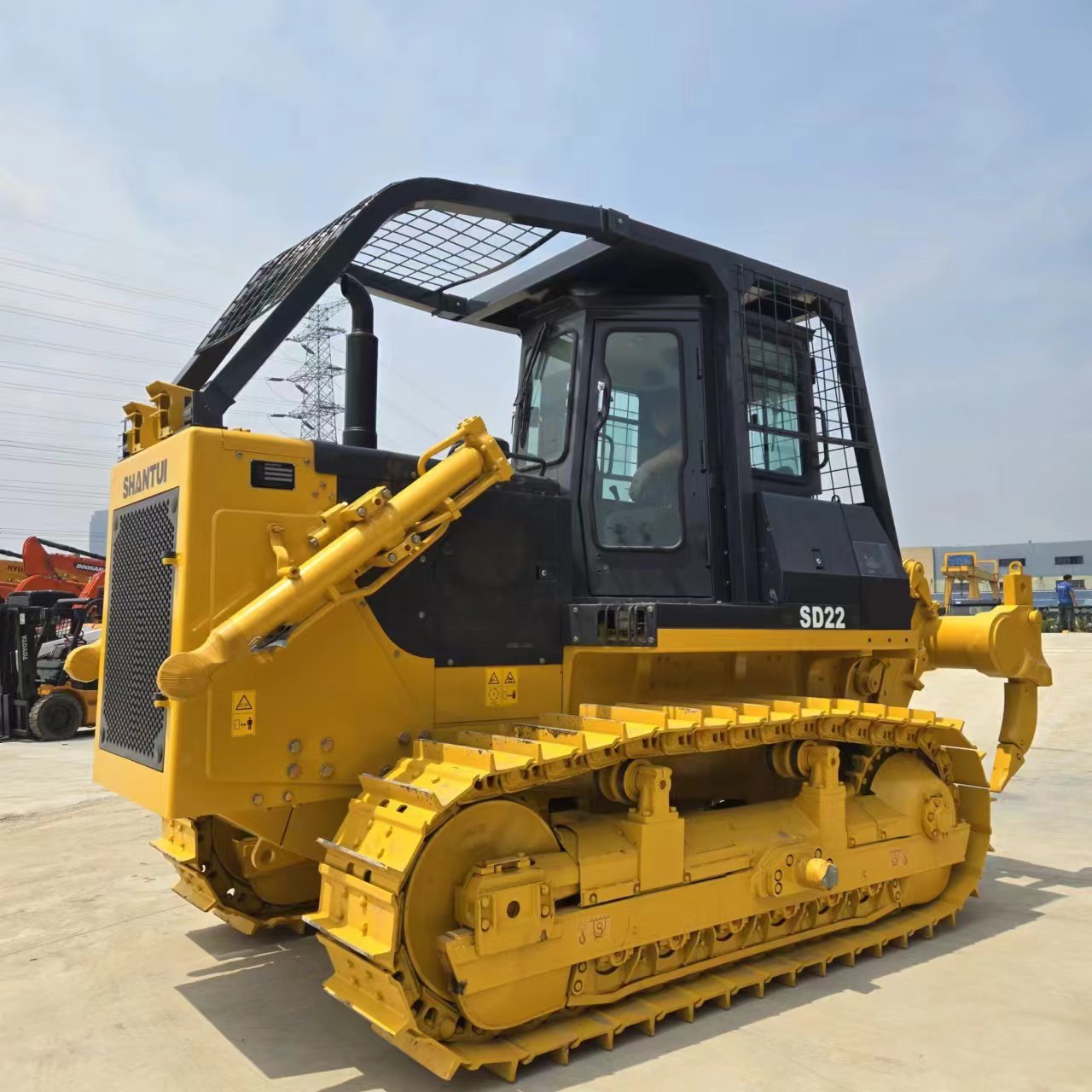 with ripper Used Original Shantui Bulldozer SD22 Second Hand Bulldozer Shantui SD22