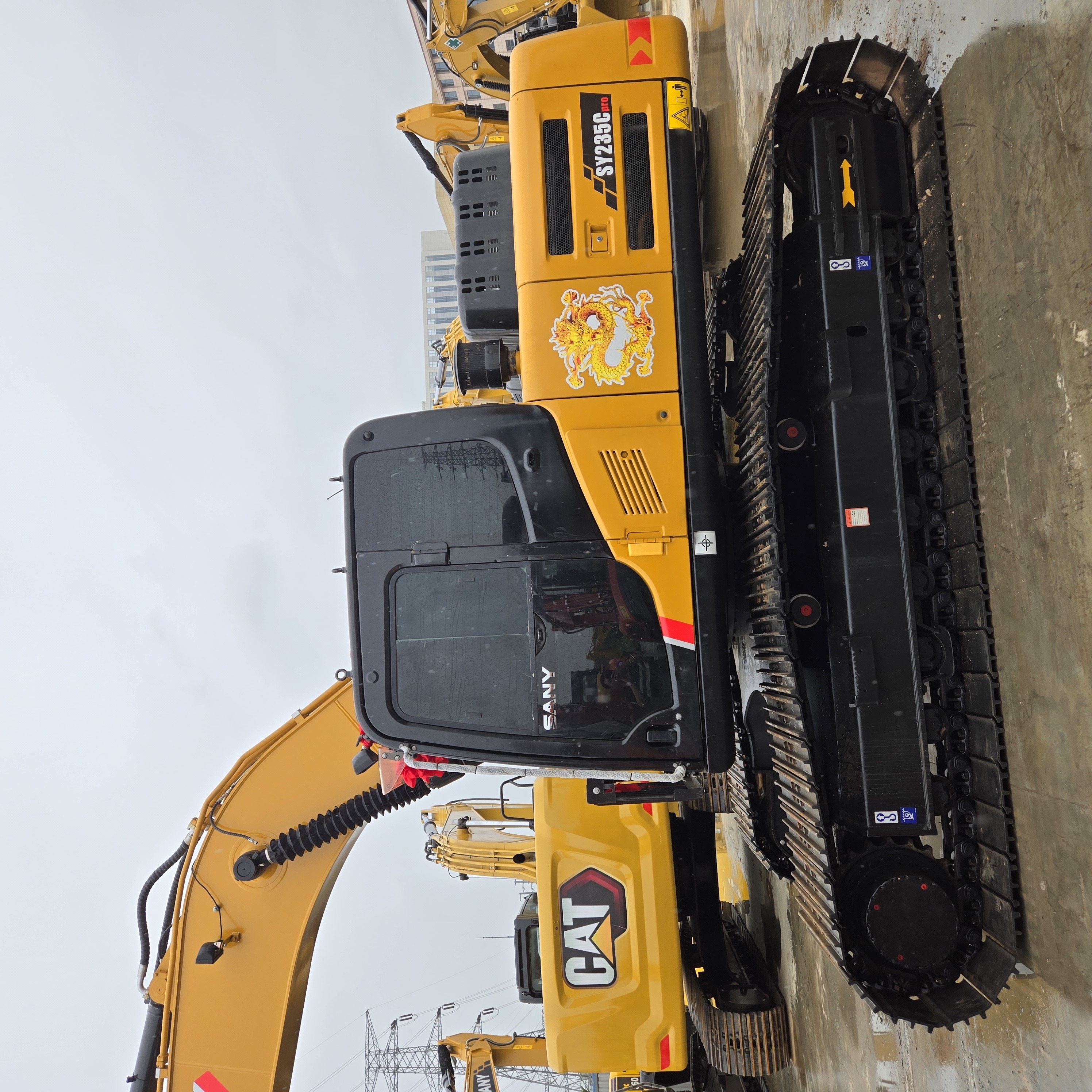 Excellent working performance SANY SY235H 23.5ton Used excavators in china medium Size china used excavator