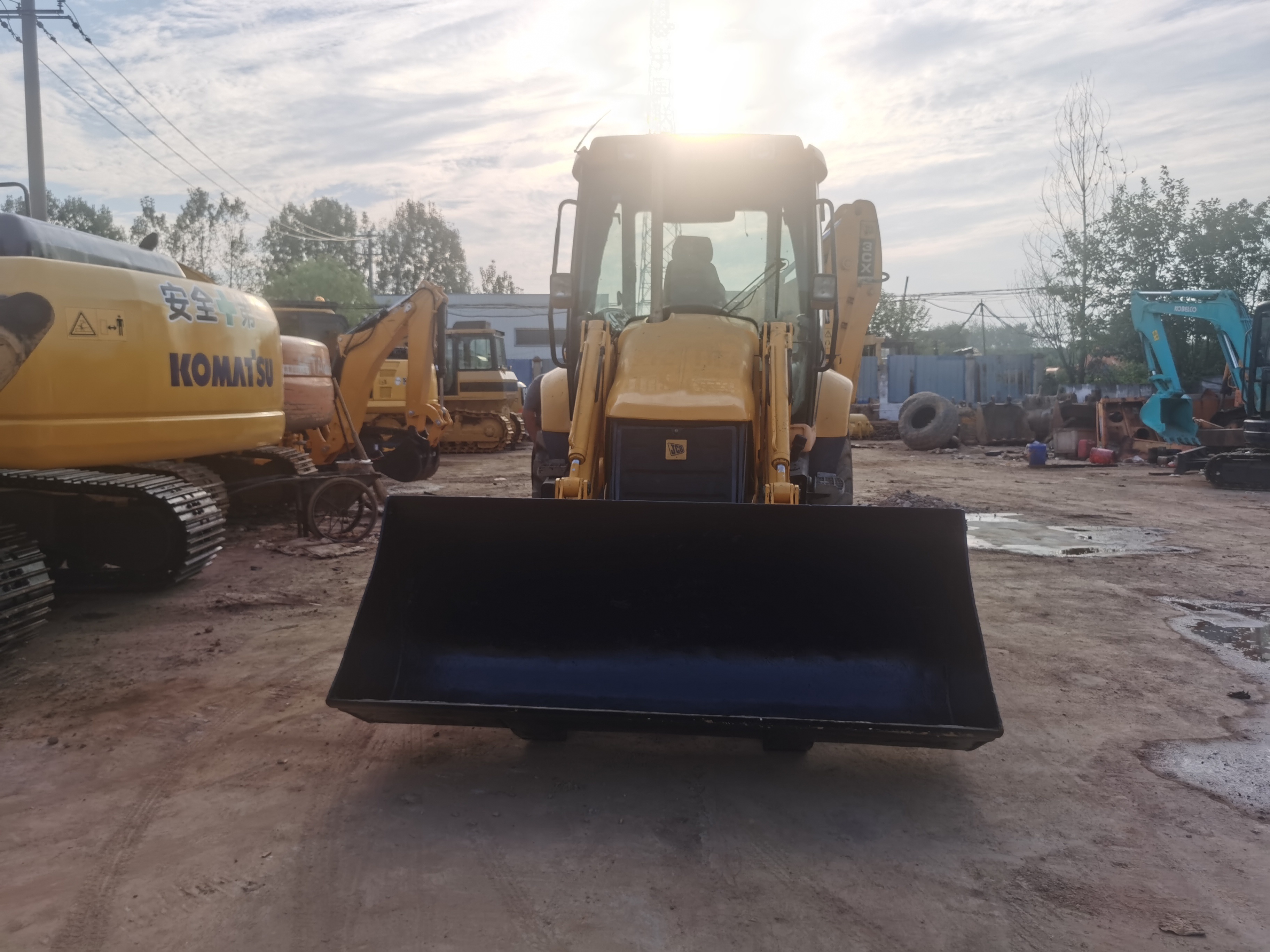 Cheap Price JCB Backhoe Original Condition from UK Used JCB 3cx Backhoe Loaders