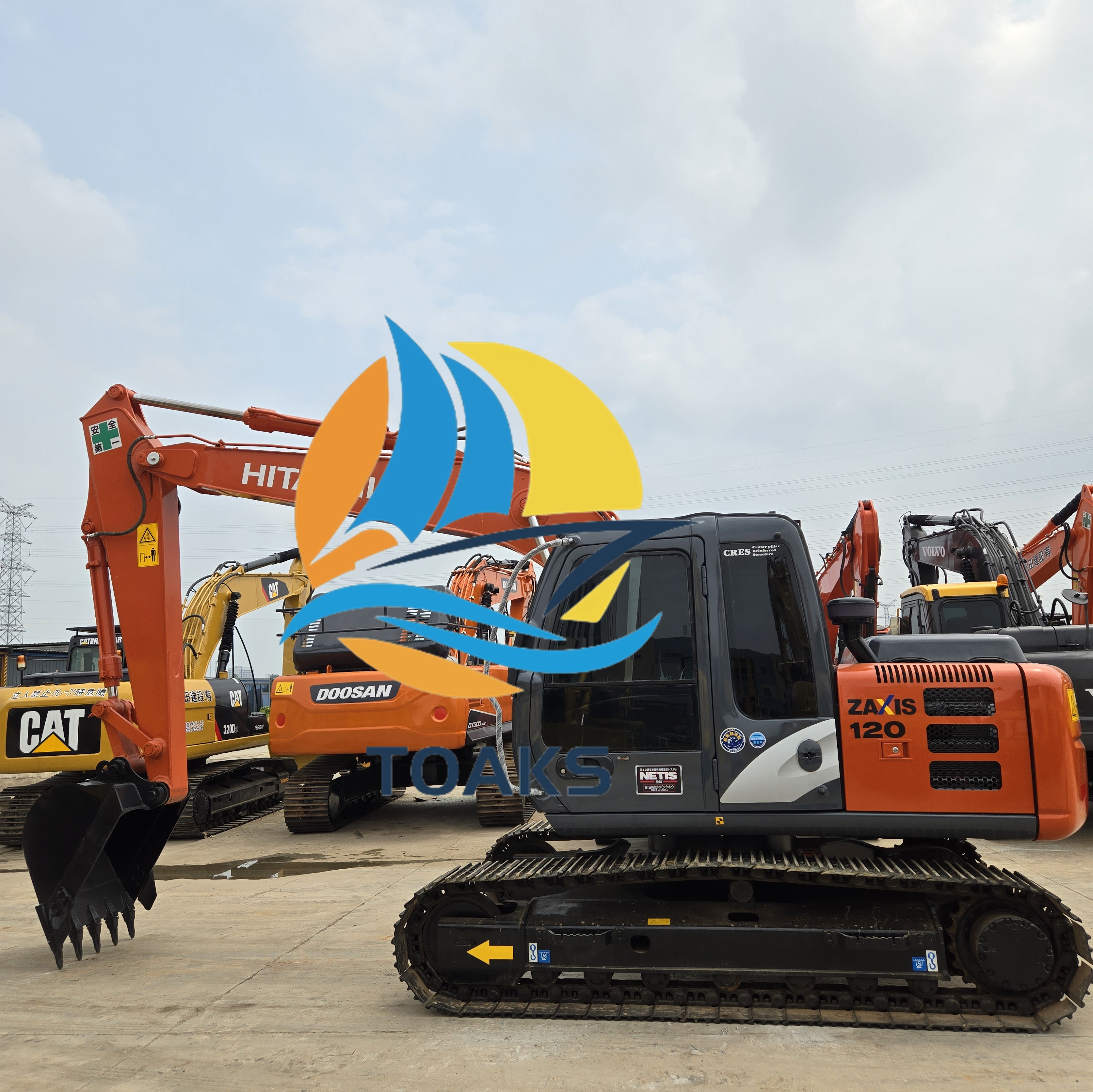 Japan hitachi ex120-3 ex120-2 excavator , Second hand hitachi digger , Hitachi original excavator zx120 zx200