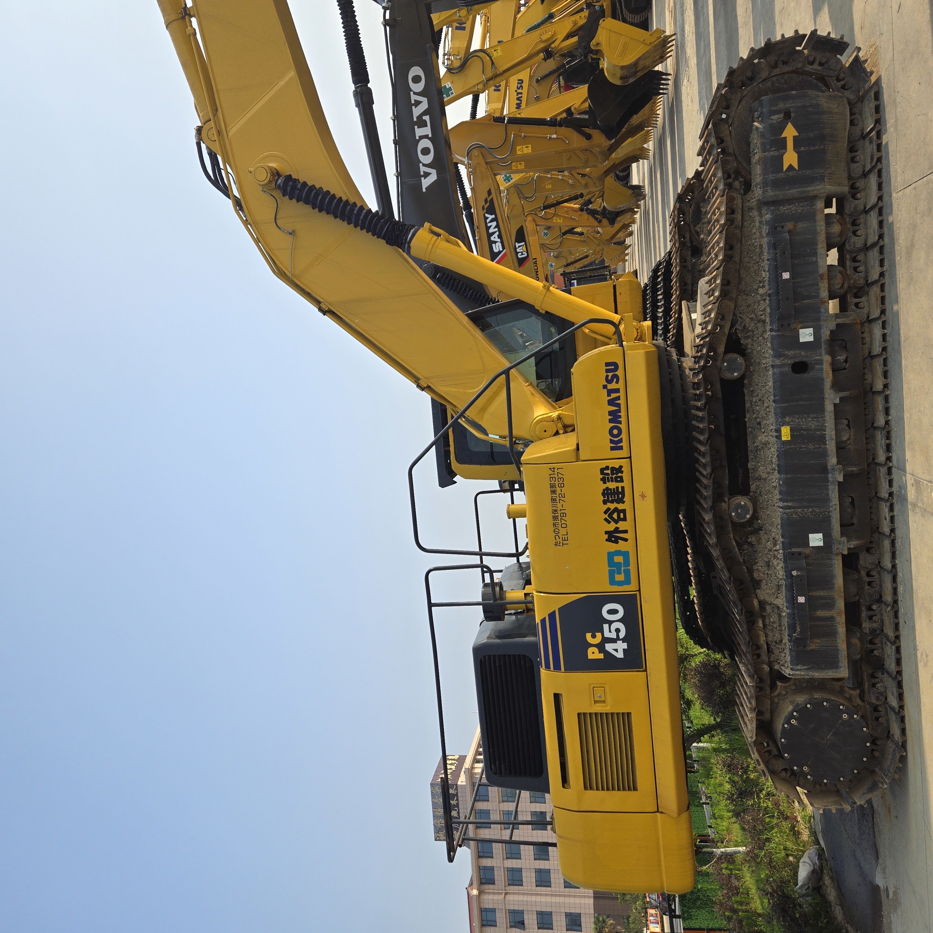 Used Komatsu Pc450 Crawler Excavator Digger Engine Original Japan second-hand Excavator Good Condition For Sale