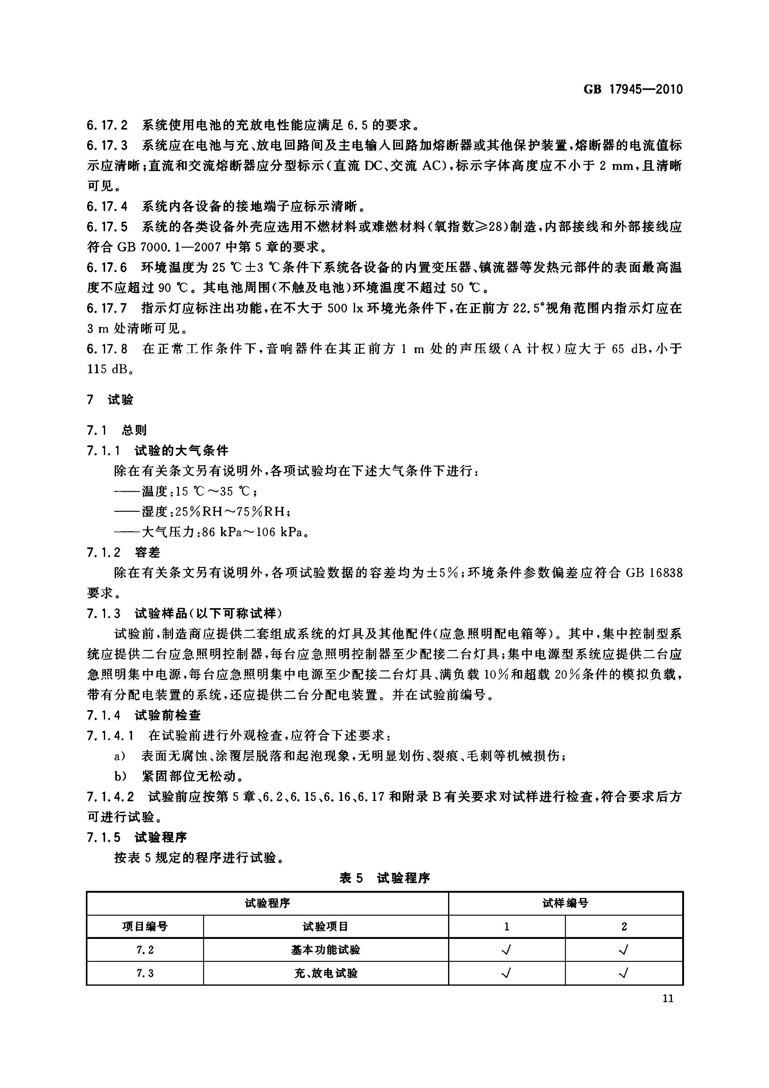 GB17945-2010 應急燈