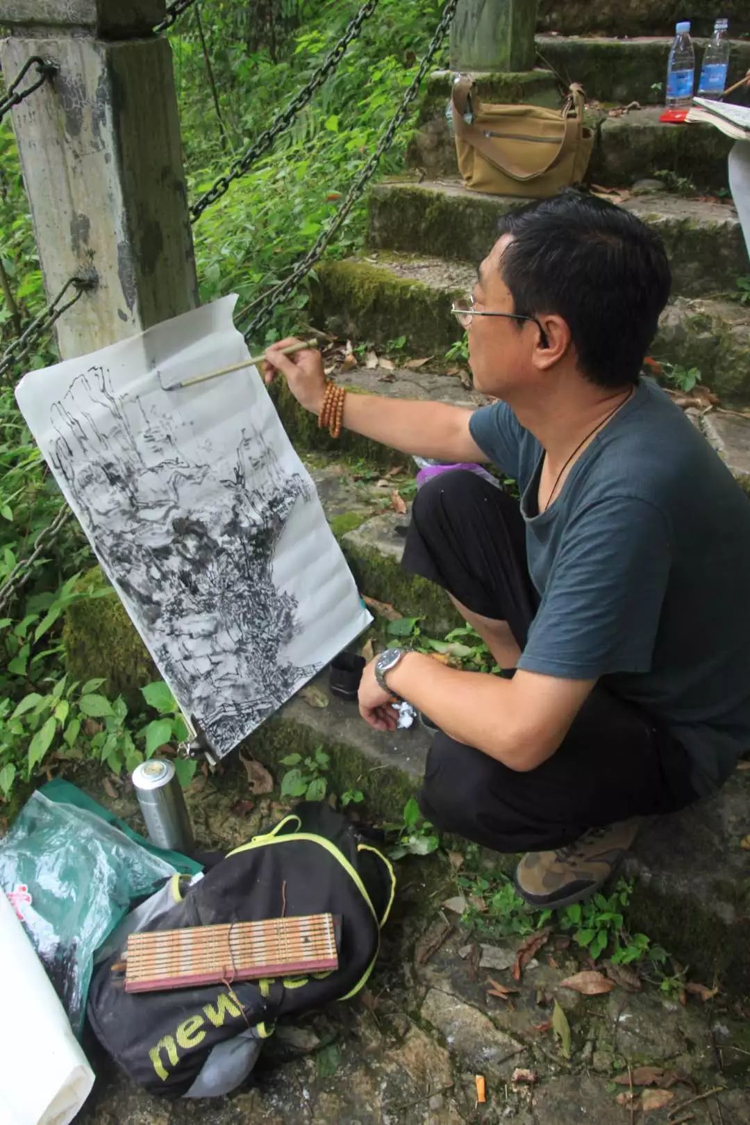 2018全国知名画家石门河景区大型采风活动