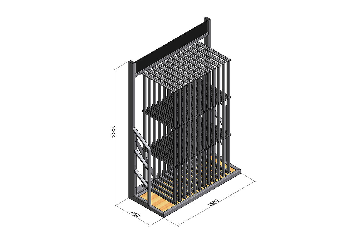 High-end exhibition hall Customize Solid wood door panel display push-pull display cabinet