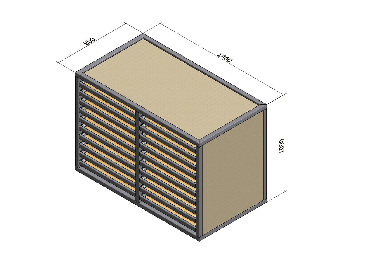 Customized double row cabinet hot selling natural stone quartz tile cabinet