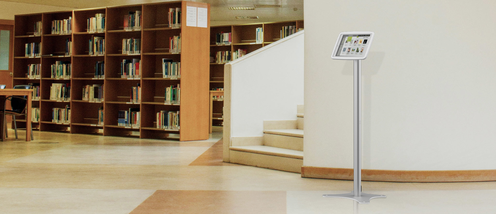 Handy Delicate Functional Floor Stand Kiosk