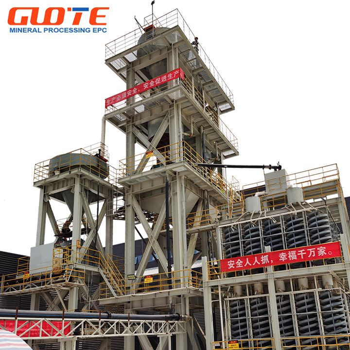 Wet type glass sand processing line