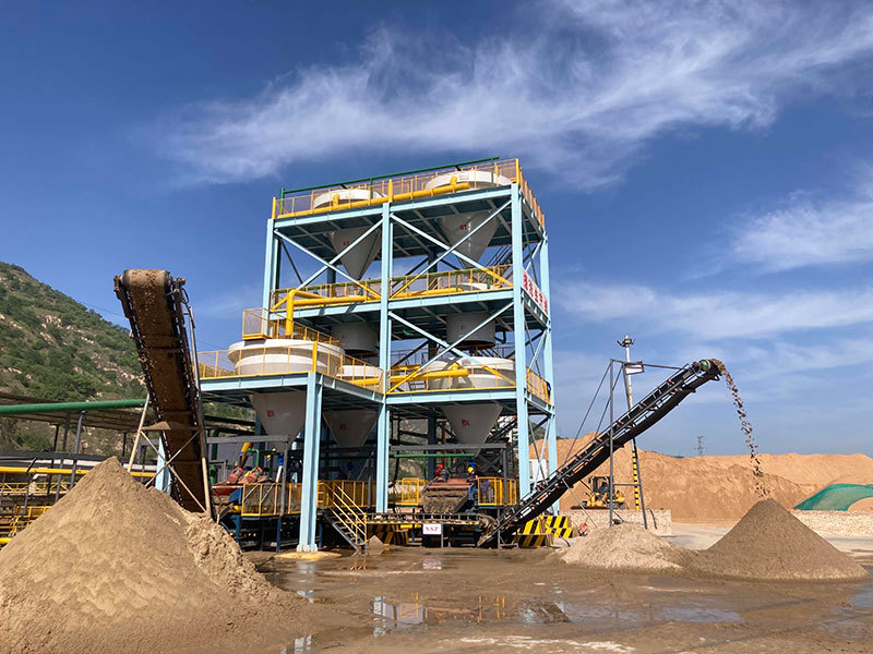 Oil fracturing sand production line