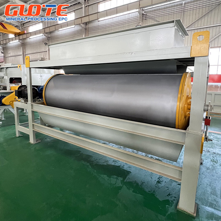Permanent Magnet Dry Rotary Drum Magnetic Separator