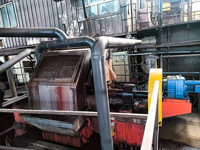 Iron ore processing line