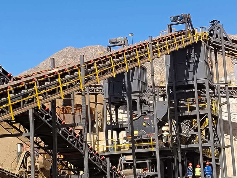 Iron ore processing line
