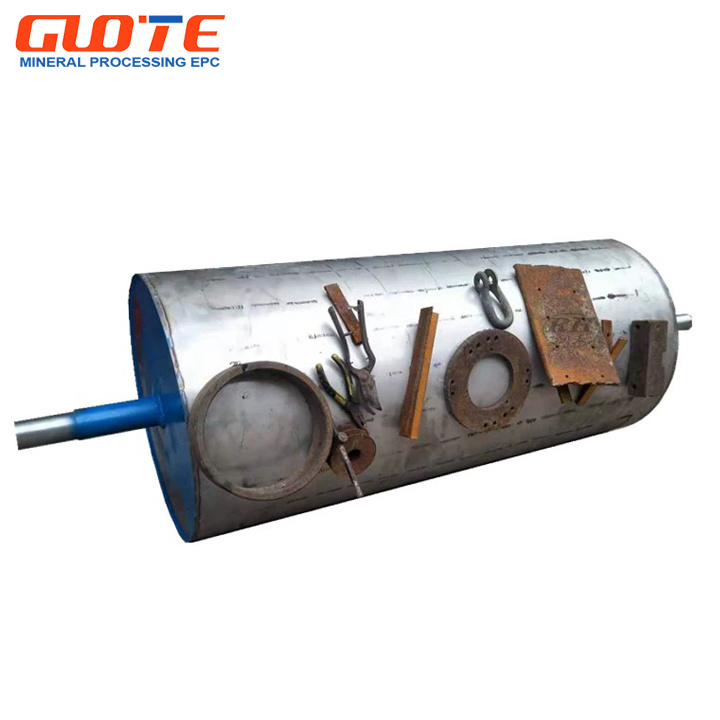 Dry Drum Permanent Big Size Particle Magnetic Separator