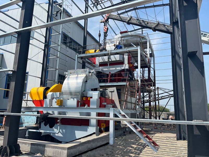 Iron ore processing line